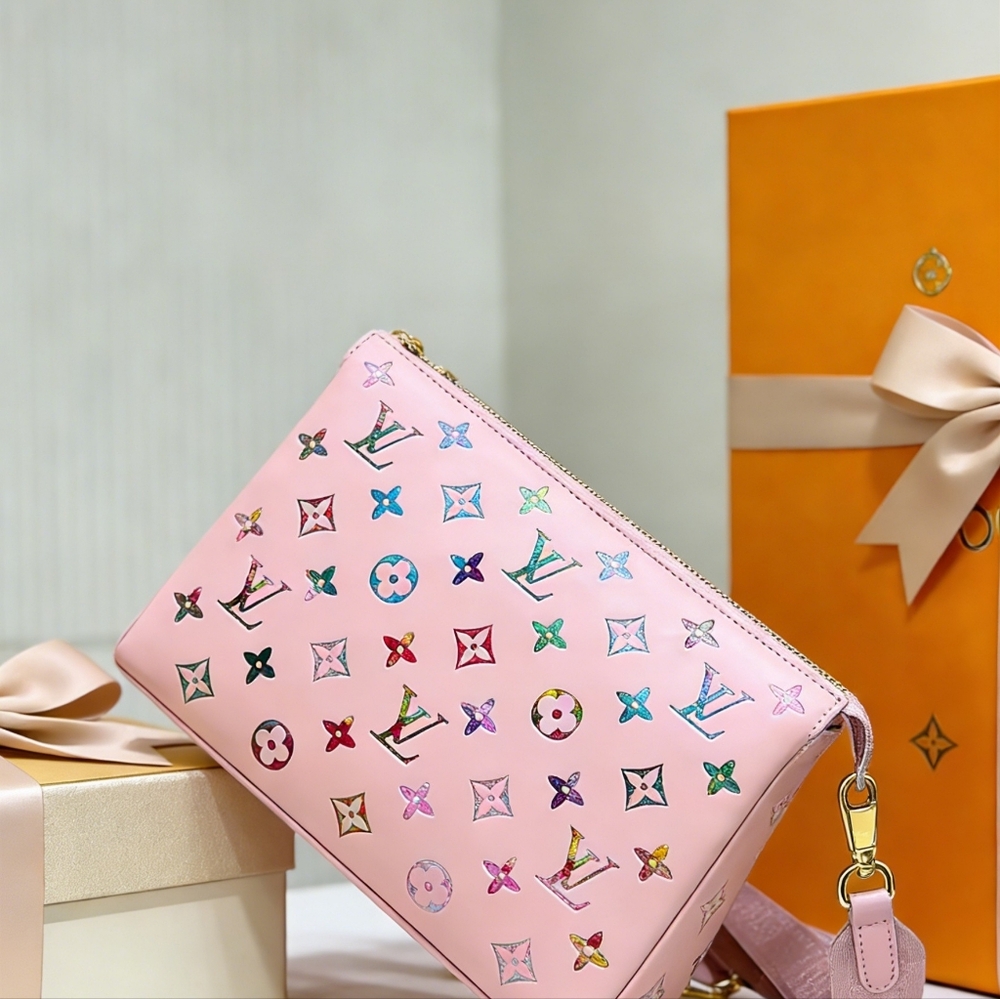 <AUTHENTIC>Louis Vuitton Crossbody Bag Pink - Picture 5 of 6